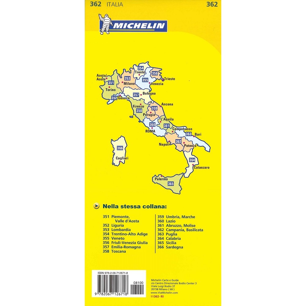 362 Campania Basilicata Michelin